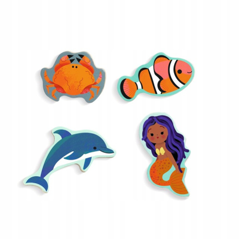 Drewniana Układanka Puzzle Ocean Djeco 2+ Drewniana Układanka Puzzle Ocean Djeco 2+