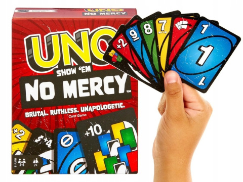 UNO No Mercy Bez litości gra HWV18 MATTEL UNO No Mercy Bez litości gra HWV18 MATTEL