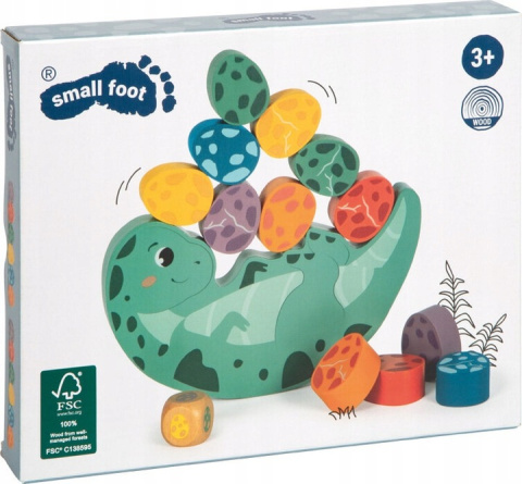 Gra zręcznościowa Balansujący Dino Small Foot 12620 drewniana gra