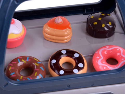 Kawiarnia ekspres do kawy z kasą i witryną Kawiarnia ekspres do kawy z kasą i witryną