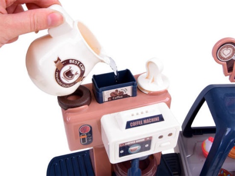 Kawiarnia ekspres do kawy z kasą i witryną Kawiarnia ekspres do kawy z kasą i witryną