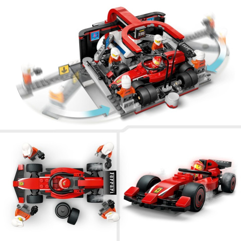 LEGO CITY F1 Pit stop i mechanicy z bolidem Ferrari 60443 LEGO CITY F1 Pit stop i mechanicy z bolidem Ferrari 60443