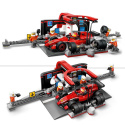 LEGO CITY F1 Pit stop i mechanicy z bolidem Ferrari 60443