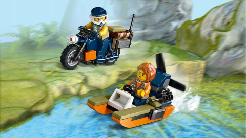 LEGO City HELIKOPTER zwiadowczy w dżungli w bazie Base Zabawka DŻUNGLA LEGO City HELIKOPTER zwiadowczy w dżungli w bazie Base Zabawka DŻUNGLA