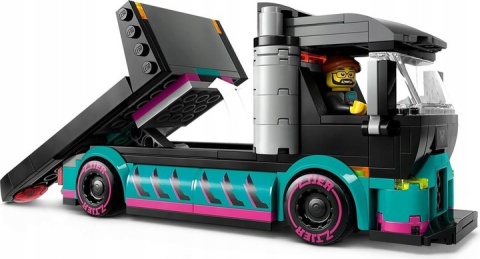 LEGO City Samochód Wyścigowy i Laweta 60406 LEGO City Samochód Wyścigowy i Laweta 60406
