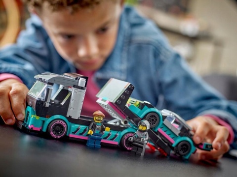 LEGO City Samochód Wyścigowy i Laweta 60406 LEGO City Samochód Wyścigowy i Laweta 60406