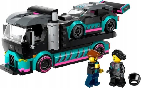 LEGO City Samochód Wyścigowy i Laweta 60406 LEGO City Samochód Wyścigowy i Laweta 60406