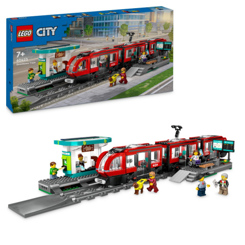 LEGO City TRAMWAJ Miejski ze Stacją 60423