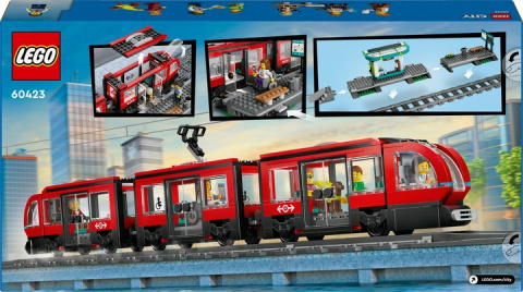 LEGO City TRAMWAJ Miejski ze Stacją 60423 LEGO City TRAMWAJ Miejski ze Stacją 60423