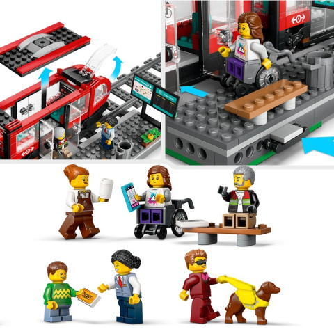 LEGO City TRAMWAJ Miejski ze Stacją 60423 LEGO City TRAMWAJ Miejski ze Stacją 60423