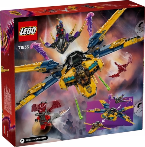LEGO NINJAGO Ras i Burzowy Superodrzutowiec Arina 71833 LEGO NINJAGO Ras i Burzowy Superodrzutowiec Arina 71833