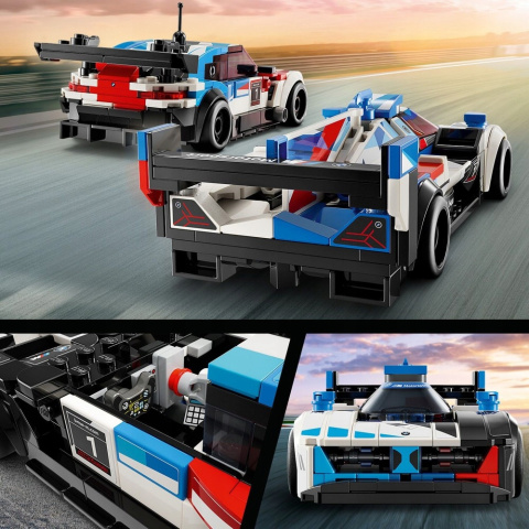 LEGO Speed Champions Samochody wyścigowe BMW M4 GT3 & BMW M Hybrid V8 76922 LEGO Speed Champions Samochody wyścigowe BMW M4 GT3 & BMW M Hybrid V8 76922
