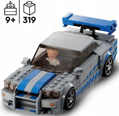 LEGO Speed Samochód Nissan Skyline Szybcy Wściekli 76917 LEGO Speed Samochód Nissan Skyline Szybcy Wściekli 76917