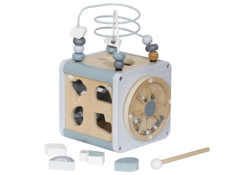 Multikostka Drewniana Kostka aktywizująca edukacyjna montessori Multikostka Drewniana Kostka aktywizująca edukacyjna montessori