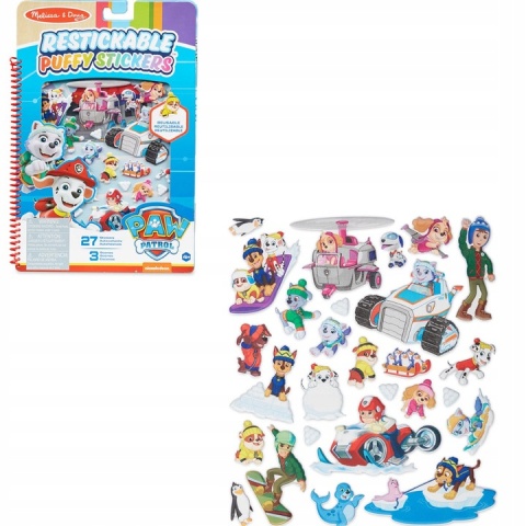 Naklejki wielokrotnego użytku Psi Patrol Naklejki wielokrotnego użytku Psi Patrol