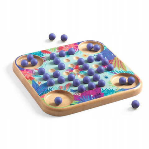 Gra planszowa z kulkami Solitaire przeskakiwani Gra planszowa z kulkami Solitaire przeskakiwani