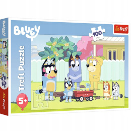 Puzzle 100 Wesoły świat Bluey TREFL