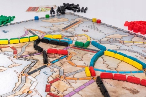 Wsiąść do Pociągu: Europa – Rodzinna Gra Planszowa REBEL Wsiąść do Pociągu: Europa – Rodzinna Gra Planszowa REBEL