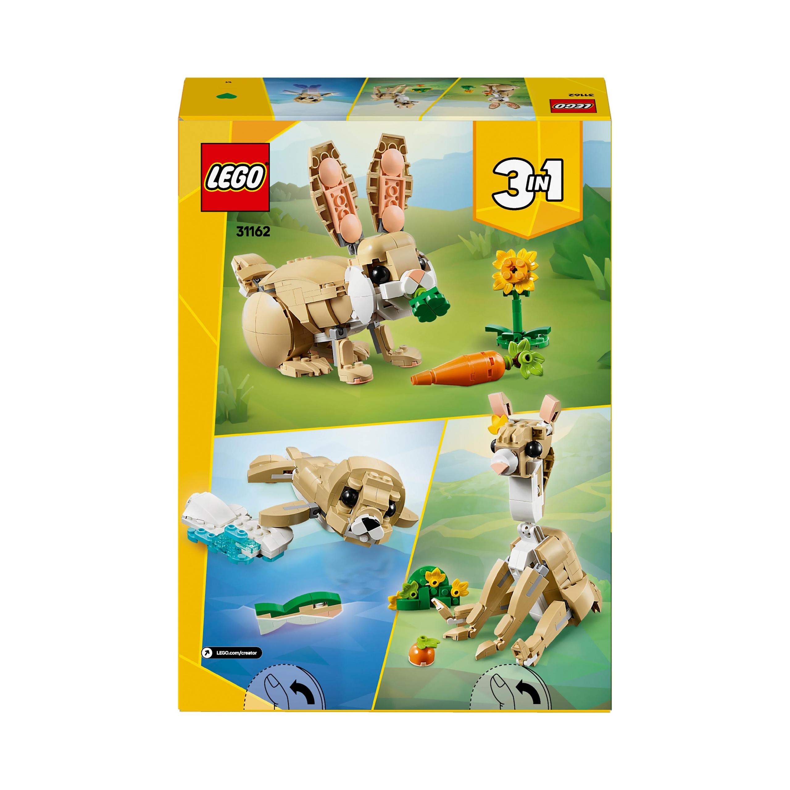 LEGO Creator 3 w 1 Uroczy króliczek 31162 PREZENT Marka LEGO