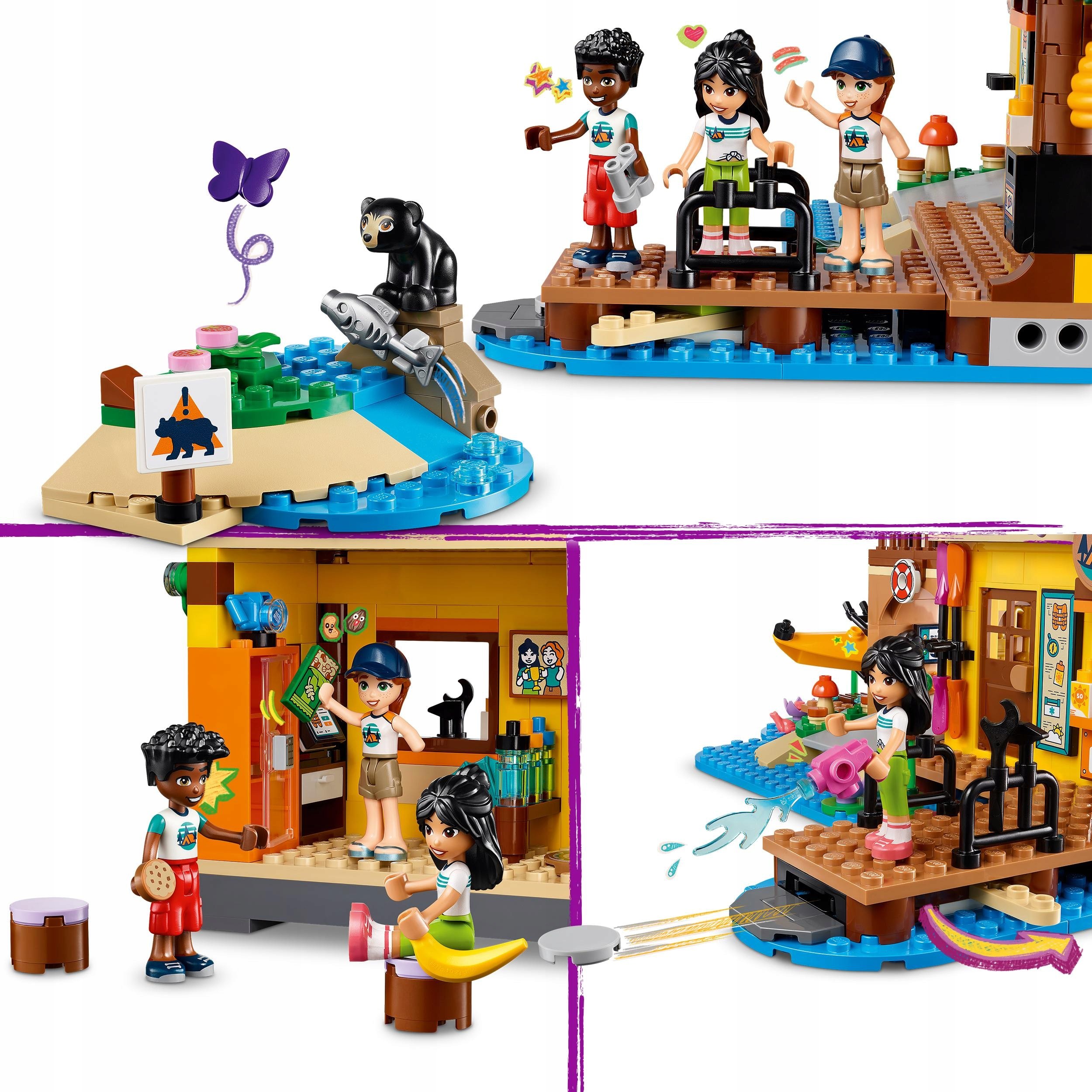 LEGO FRIENDS Sporty Wodne na Kempingu (42626) – Zestaw dla Dzieci od 7 Lat Bohater / Bajka LEGO Friends