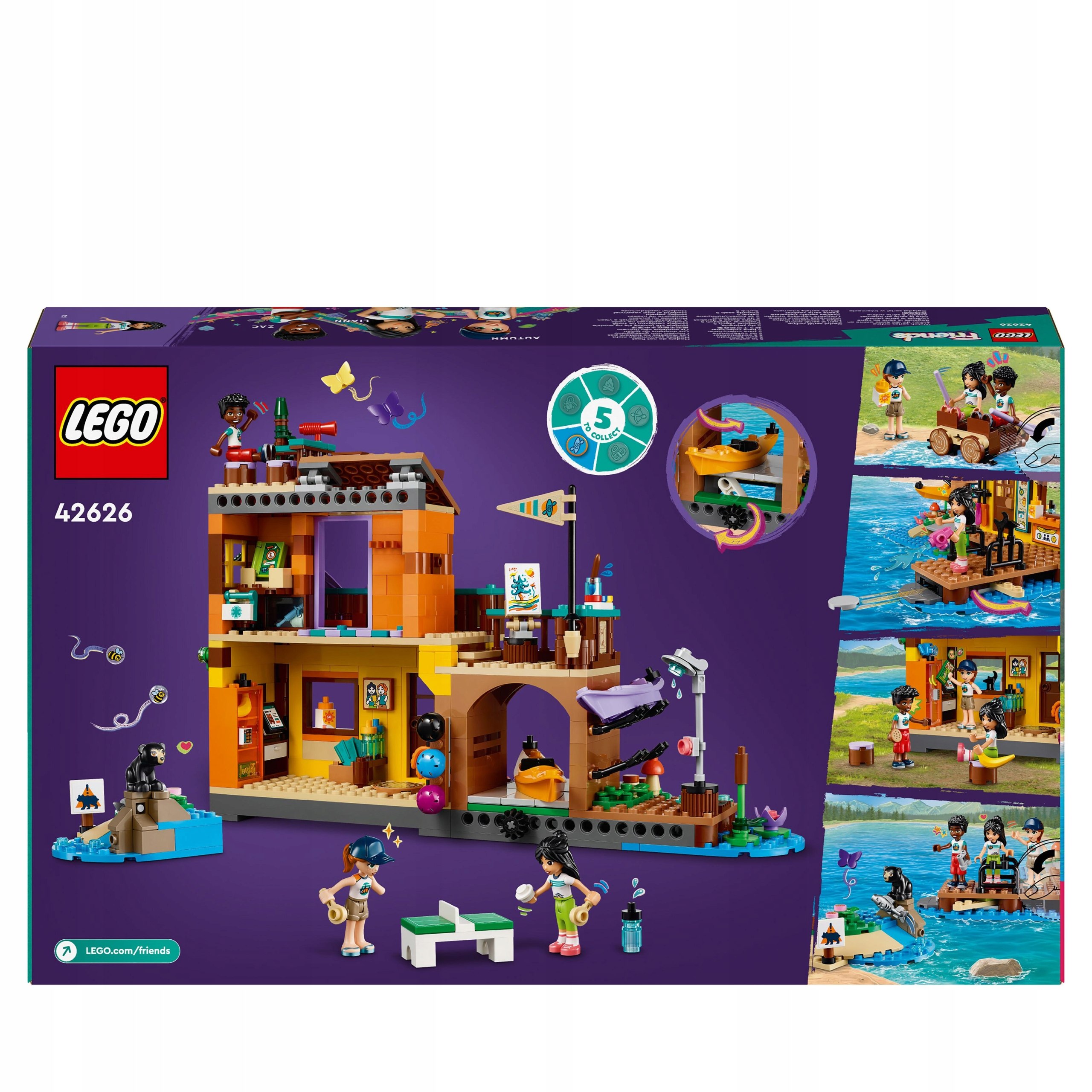 LEGO FRIENDS Sporty Wodne na Kempingu (42626) – Zestaw dla Dzieci od 7 Lat Certyfikaty, opinie, atesty CE