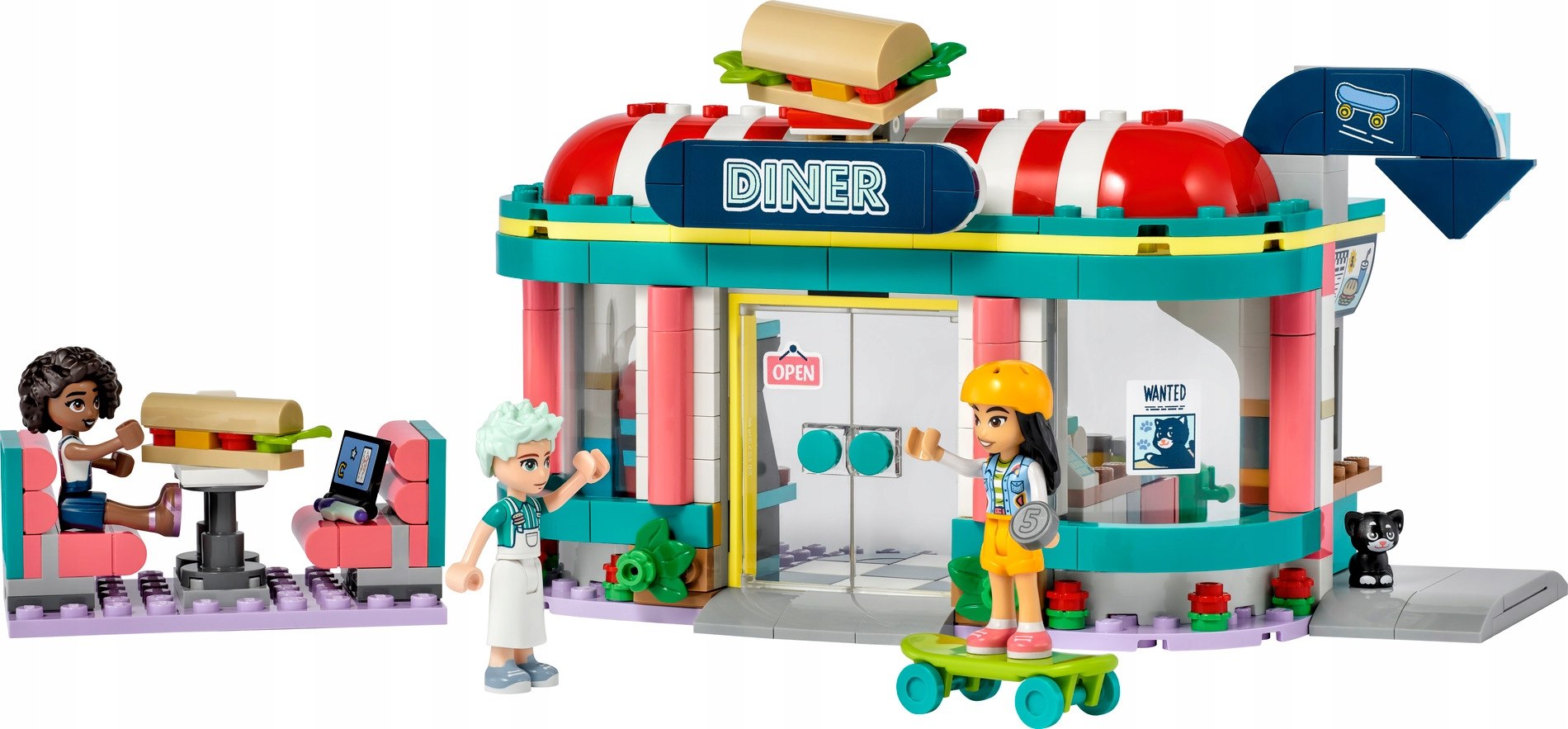 LEGO Friends Bar w śródmieściu Heartlake 41728 EAN (GTIN) 5702017415048