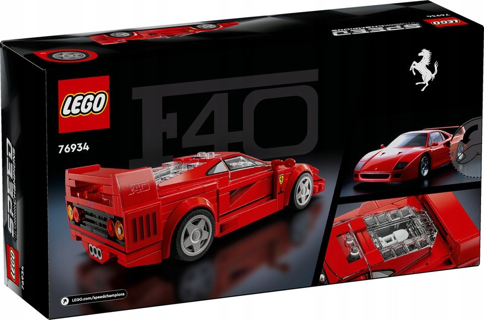 LEGO Speed Champions 76934 Supersamochód Ferrari F40 Marka LEGO