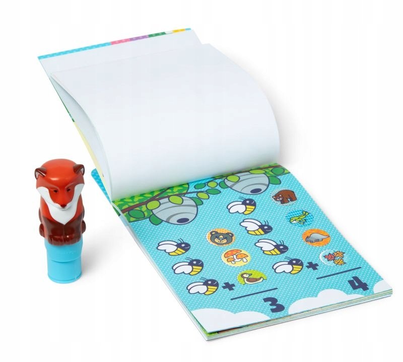 STICKER WOW STEMPELKI Z NAKLEJKAMI Lisek ZESTAW 300szt Melissa&Doug Kod producenta 50693